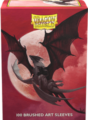 Dragon Shield - Brushed Art Sleeves - Valentine Dragons 2024 100ct